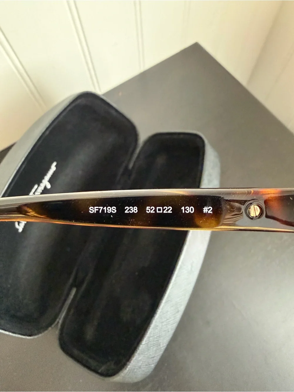 Salvatore Ferragamo Tortoiseshell Frame with Brown Gradient Lenses Sunglasses